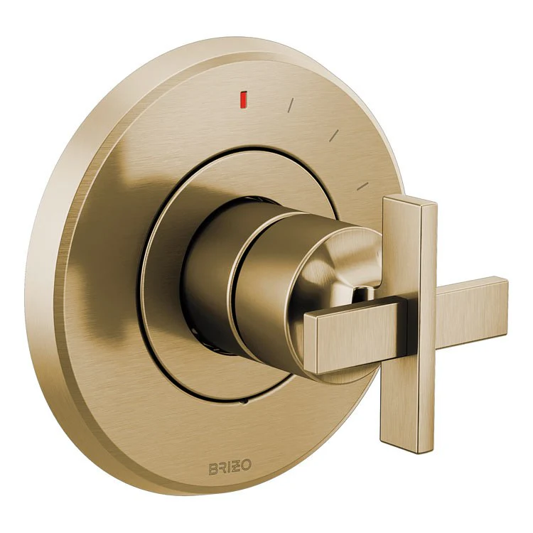 Pressure Balance Valve Trim Levoir with Monitor Technology Less Handle Brilliance Luxe Nickel ADA - Frankwebs
