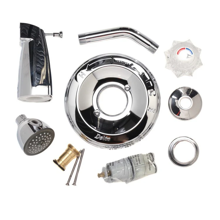 Classic Monitor 13 Series Pressure Balance Tub/Shower Trim with Clear Knob Handle - Frankwebs