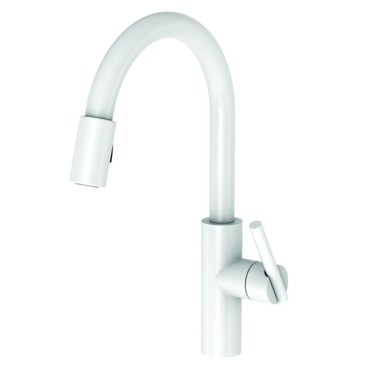 East Linear Single Handle Pull Down Kitchen Faucet - Frankwebs