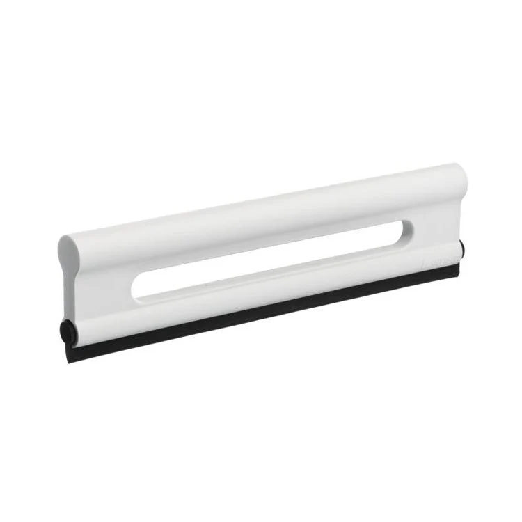 Shower Squeegee Sideline with Silicone Blade White Wall Mount 9-1/2 x 2-1/2 Inch - Frankwebs