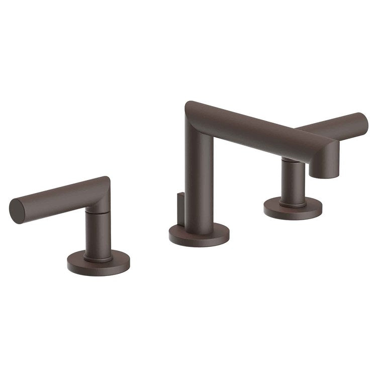 Lavatory Faucet Kirsi Widespread 8 to 20 Inch Spread 2 Lever ADA Oil Rubbed Bronze 1.2 Gallons per Minute Brass Spout Height 3-1/8 Inch - Frankwebs