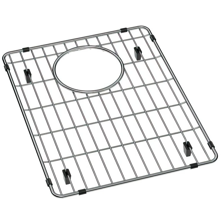 Sink Grid Bottom Grid 12 x 16 Inch Stainless Steel for Fits Bowl Size 15-1/8x18-1/8 Inch Bowls with Rear Center Drain Opening - Frankwebs