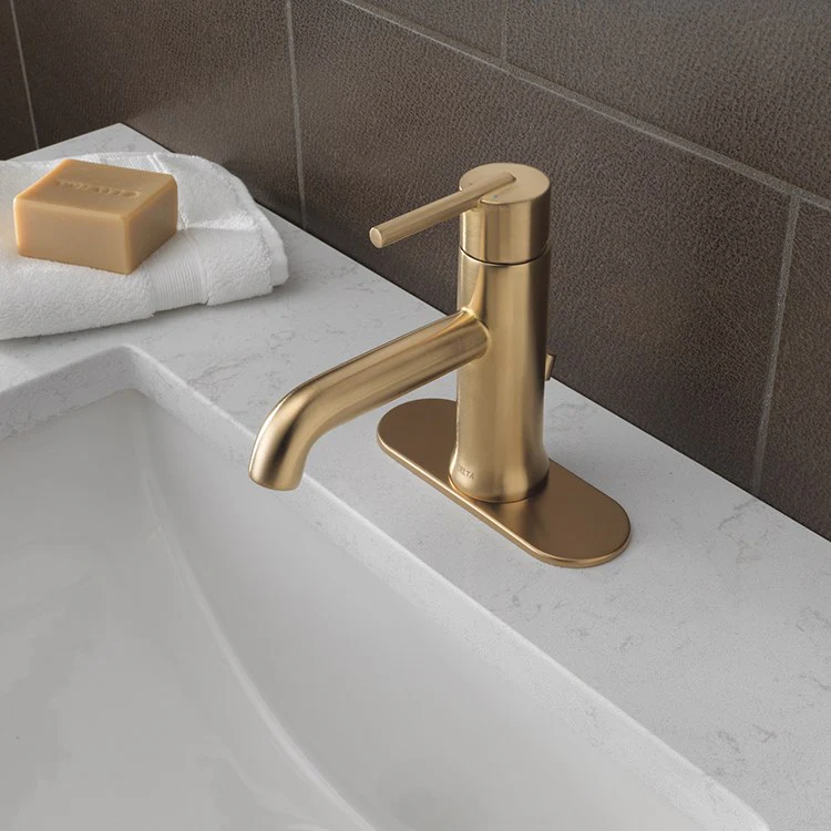 Trinsic Single Handle Bathroom Faucet with Drain - Frankwebs