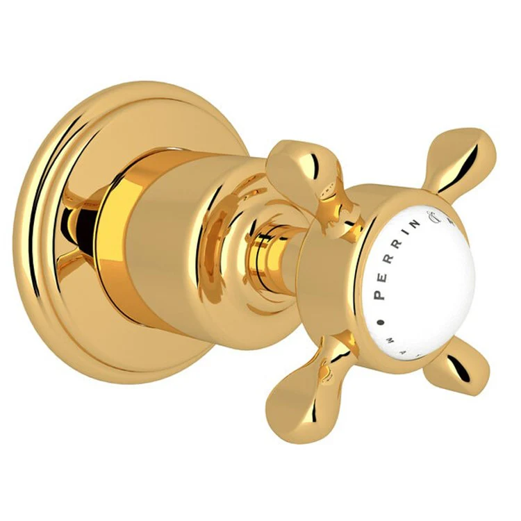 Volume Control Trim Edwardian Concealed 1 Cross Polished Chrome - Frankwebs