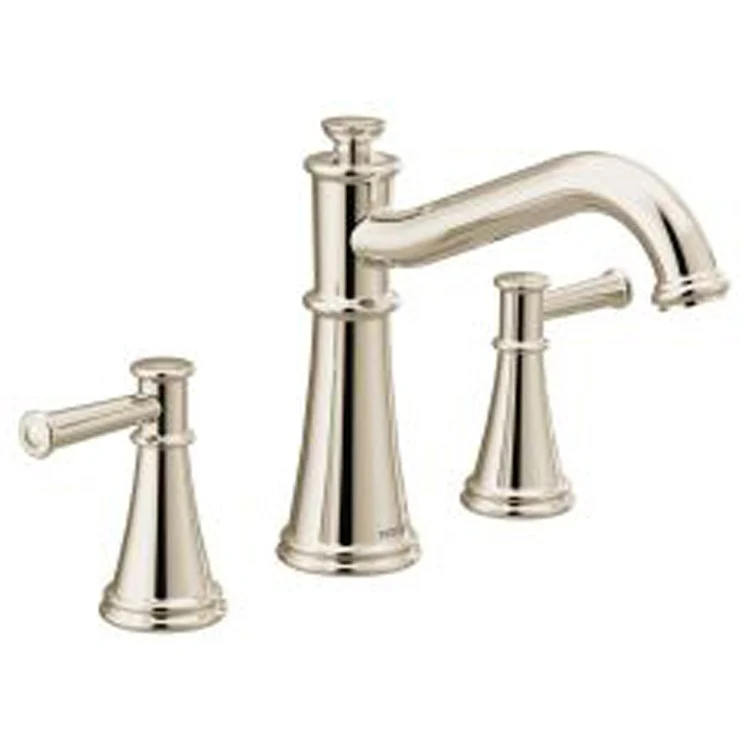 Roman Tub Filler Belfield Non-Diverter 10 Inch Spread 2 Lever ADA Matte Black - Frankwebs