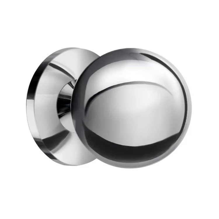 Knob Round for Cabinet Polished Chrome Zinc 1-1/8 x 1 x 1 Inch - Frankwebs