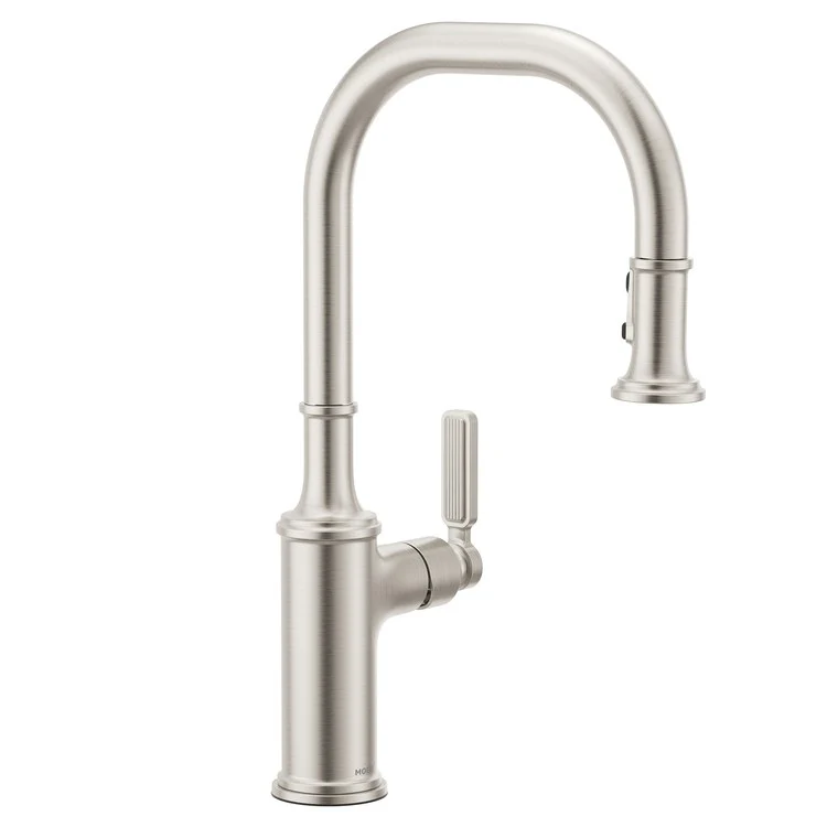 Kitchen Faucet Smyth 1 Lever ADA Spot Resist Stainless High Arc 1/3 Hole PowerBoost 1.5 Gallons per Minute - Frankwebs