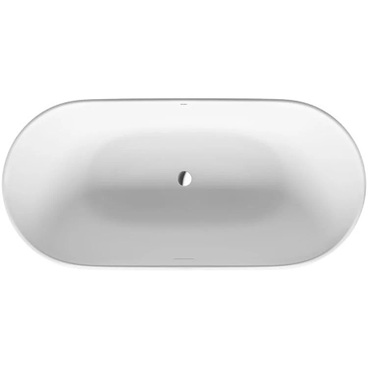 Freestanding Tub Luv with 2 Backrest Slopes White Center Drain Oval 70-7/8 Inch - Frankwebs