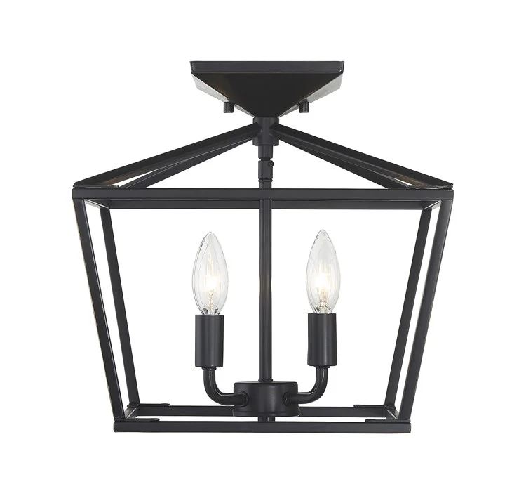 Townsend Four-Light Semi-Flush Mount Ceiling Fixture - Frankwebs