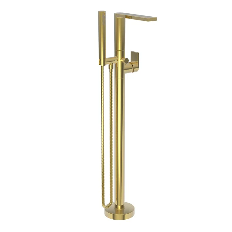 Tub Filler Skylar Freestanding with Handshower 1 Lever ADA Flat Black 1 Hole - Frankwebs