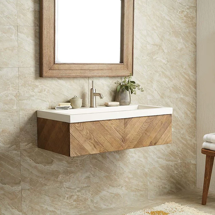 Chardonnay 35.5 x 18.75 Floating Vanity - Frankwebs