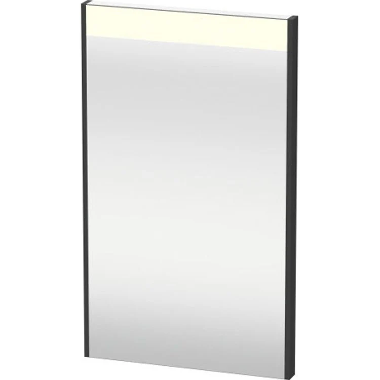 Mirror Brioso 27-1/2 x 16-1/2 Inch White Matte with Lighting Rectangle Bottom Right Sensor Switch - Frankwebs