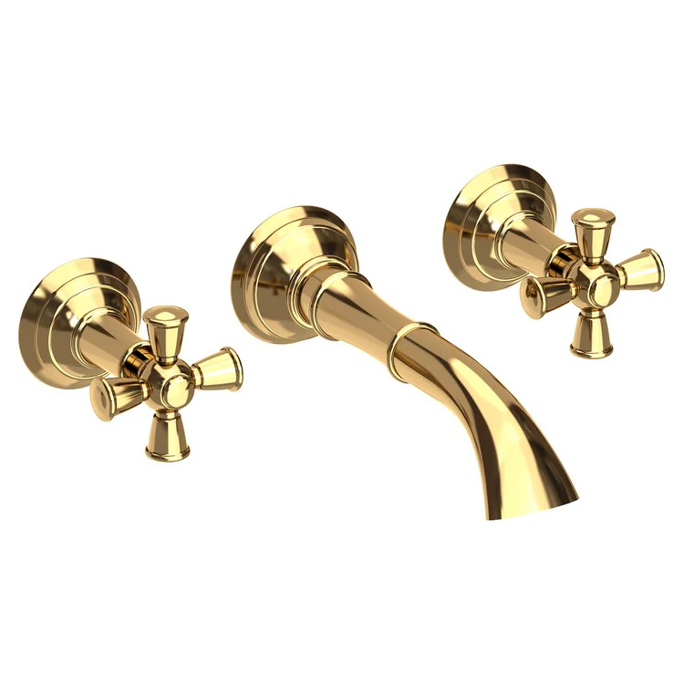 Aylesbury Two Handle Wall-Mount Bathroom Faucet - Antique Copper - Frankwebs