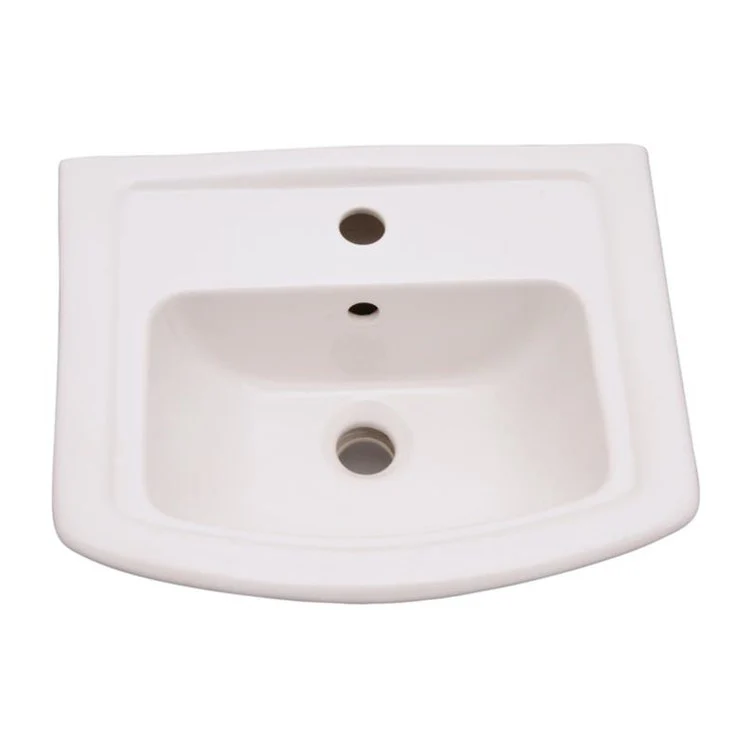Pedestal Top Washington 460 18-1/8 Inch White Vitreous China Rectangle - Frankwebs