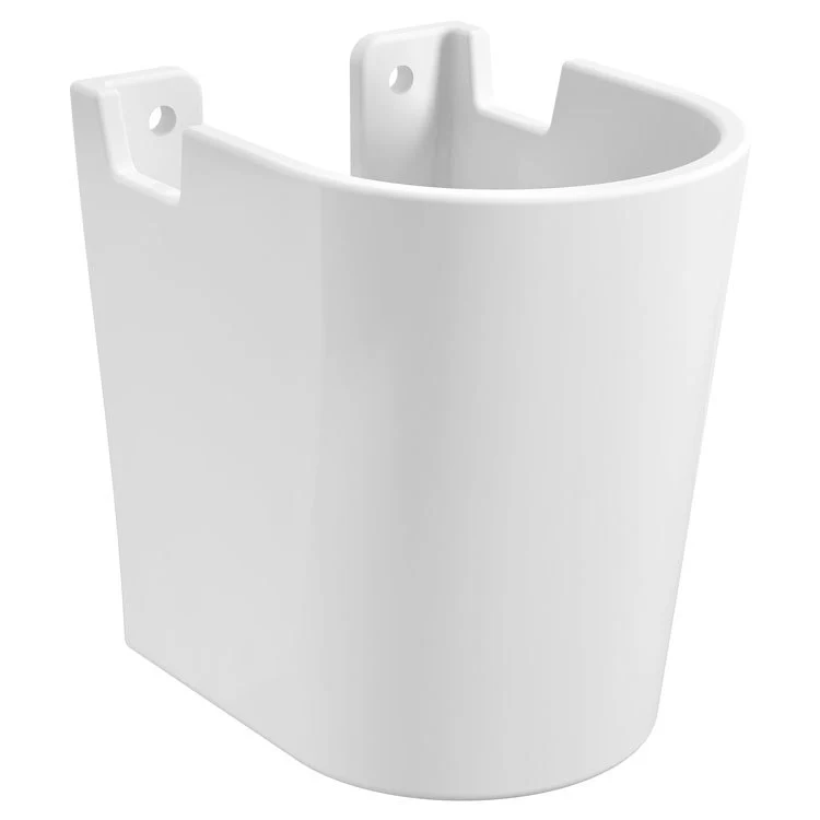 Lavatory Shroud Essence Sink Wall Hung Rounded Front Fireclay ADA Alpine White 10 x 7.69 x 10 Inch - Frankwebs