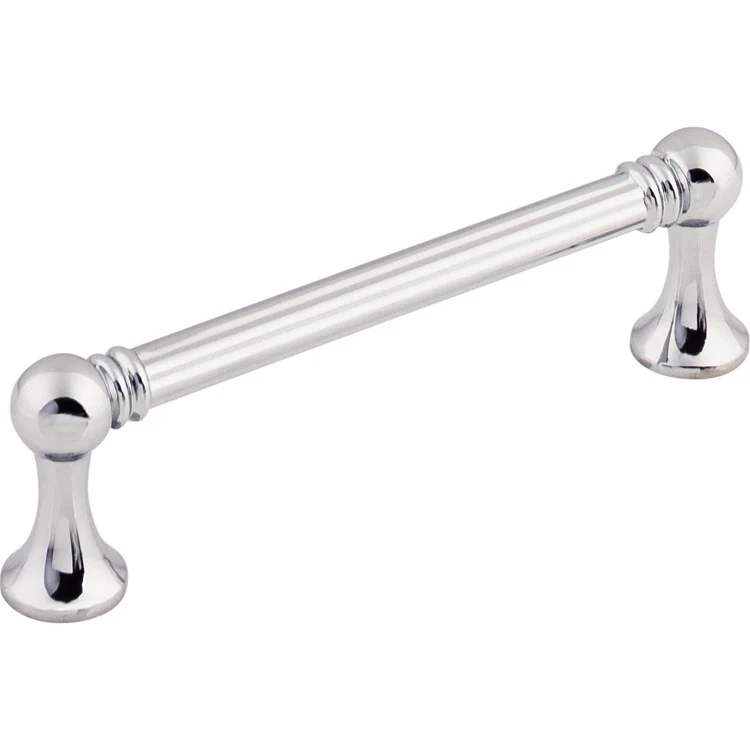 Pull Edwardian Grace D Handle Polished Chrome Zinc Alloy 3-3/4 Inch 4-4/9x5/8x1-1/4 Inch - Frankwebs