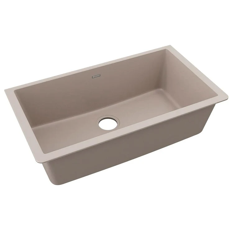 Kitchen Sink Quartz Classic 33 x 18.5 Inch Single Bowl White Undermount - Frankwebs